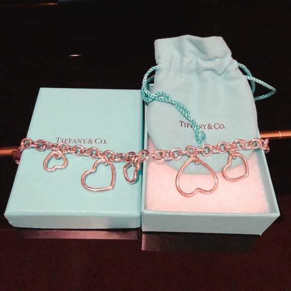 Tiffany & Co. Jewelry - Tiffany & Co. Heart Charm Bracelet